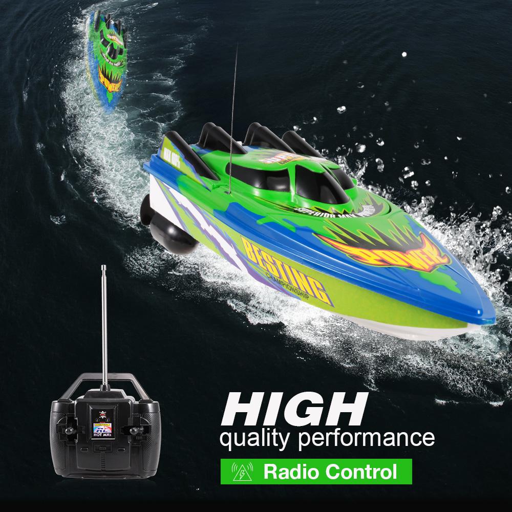 RC Boat High Speed Boat радиоуправляемая моторная лодка с дистанционным управлением игрушечные подарки для детей и начинающих