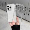 Чехол для iPhone 17 Pro Max Air Милый Кот 3D Ушки Прозрачный Чехол для Телефона Для 16 15 13 11 12 14 Plus Мягкий Прозрачный ТПУ Задняя Крышка