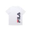 Fila Casual Logo Print Sport Round Neck Short Sleeve T-Shirt Men Tops White F11M028163AWT