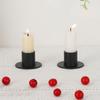Round Candle Holders Iron Metal Candleholders Festival Candlestick Candle Stand  Wedding Party