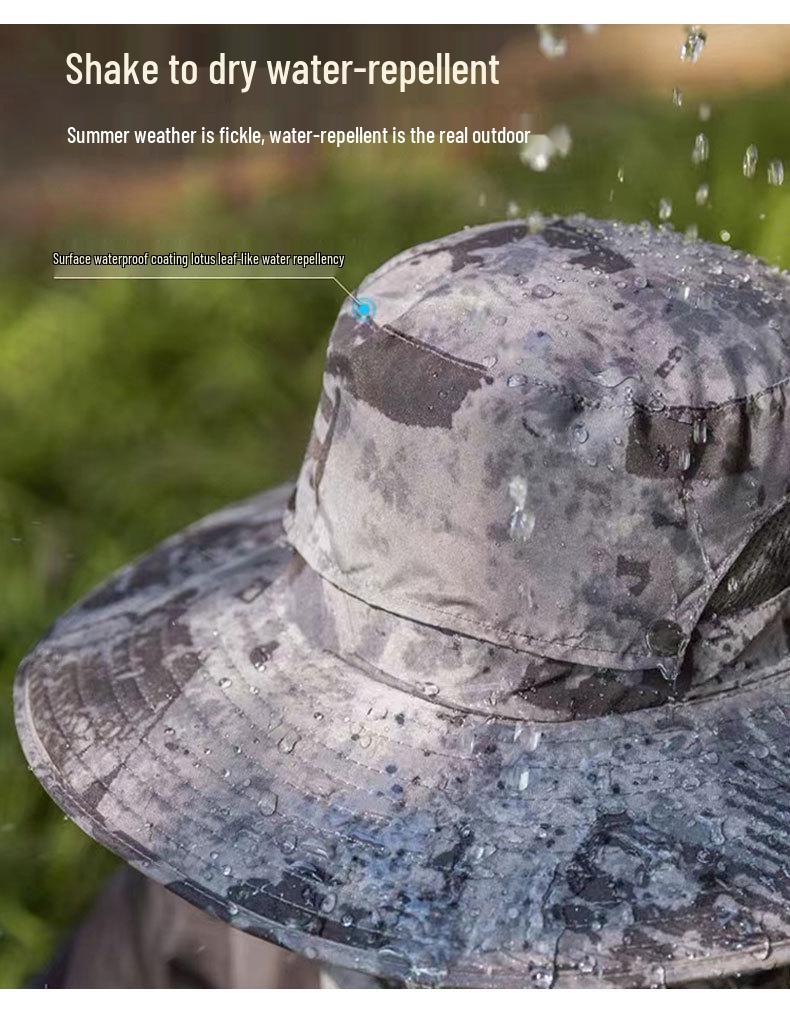 Men's Solar-Powered Cooling Hat with Fan for Outdoor Work