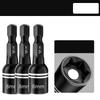Hex Magnetic Socket Wrench Socket Electric Drill Tool Magnetic Nut Driver Set Auto Repair Tool Impact Extension & Socket Adapter