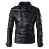 Мужская кожаная куртка на молнии Wolverine Casual PU Leather Locomotive Coat Logan Bomber Jacket Slim Coat