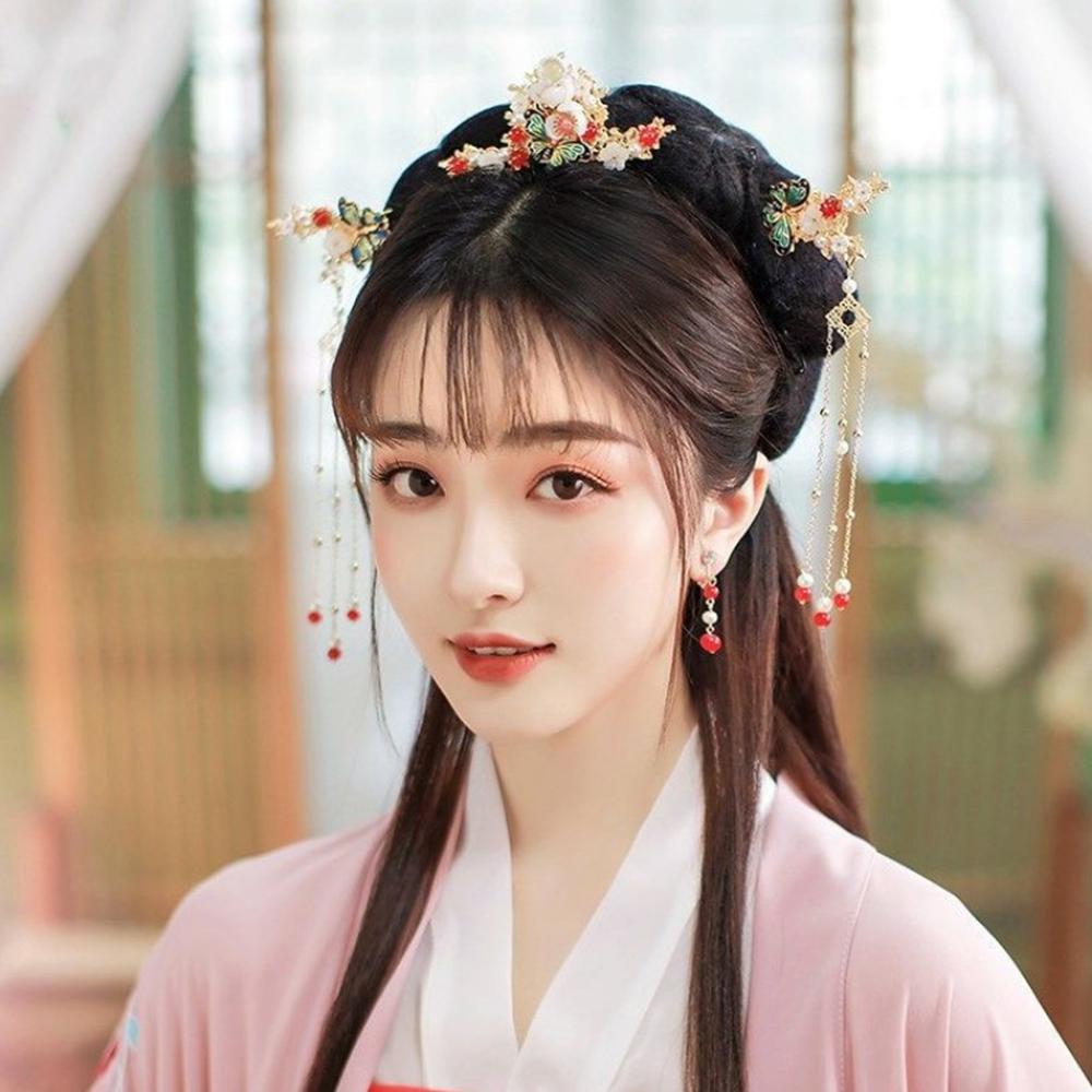 Women Bride Accessories Jewelry Antique Chinese Hair Comb Hair Accessory Set Hair Stick Hairpin