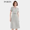 PORTS Women's Early Autumn A-Line Midi Dress ALT8D021TFB008