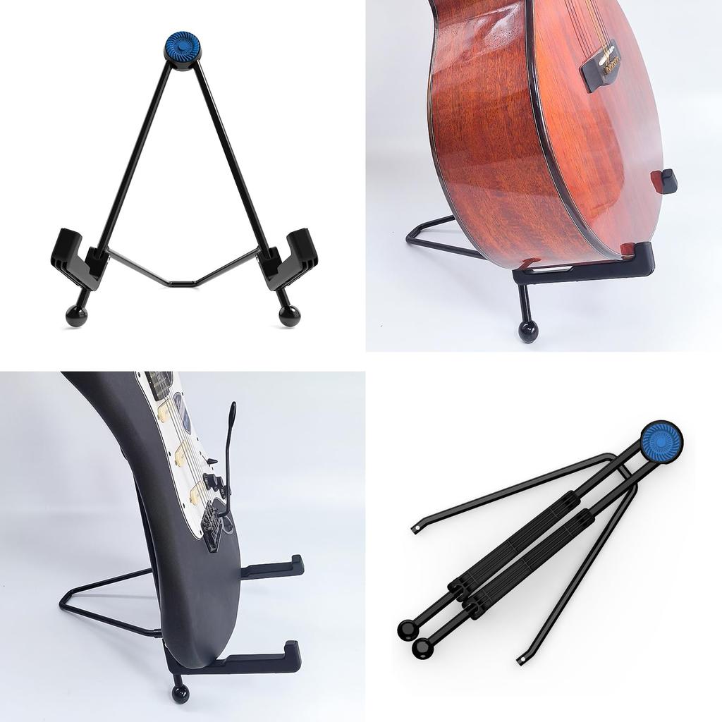 Koldot Folding Guitar Stand with Rubber Included A-Type Anti-Tip