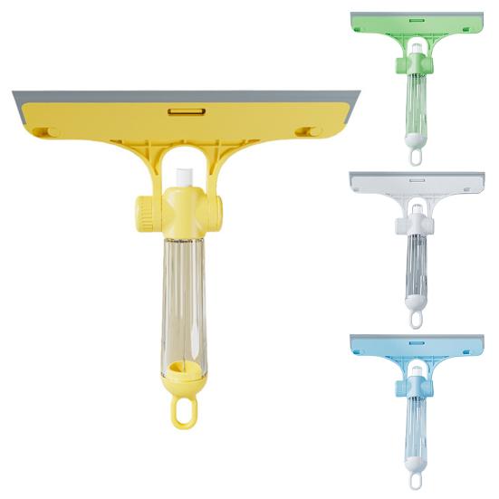 Стеклоочиститель Эргономичная ручка 3-в-1 Инструмент для мытья окон со спреем