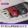 Suede Glasses Clip Car Sun Visor Card Ticket Clamp Fastener Valve Cap For VW Golf Amarok T5 Phaeton Teramont ID3 Tiguan T-Cross 21G
