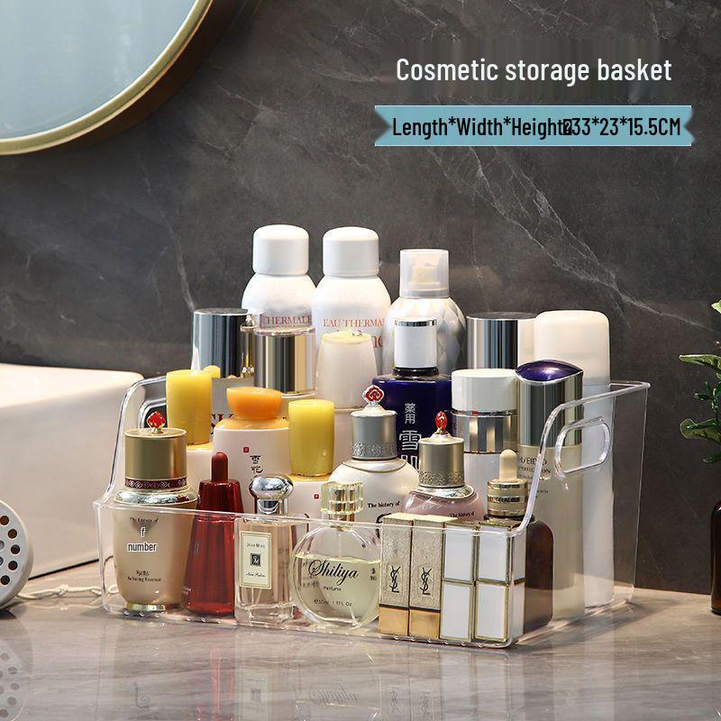 Прозрачный пыленепроницаемый органайзер для косметики большой вместимости для помады и средств по уходу за кожей