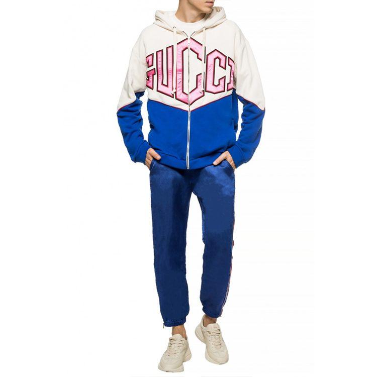 Gucci Худи на молнии с принтом "Алмаз" 580821-XJBHJ-9829