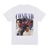 Retro Conrad Fisher Graphic T-shirt for Men, Gothic Fashion Trend, Summer Print, 100% Pure Cotton Loose Casual T-shirt