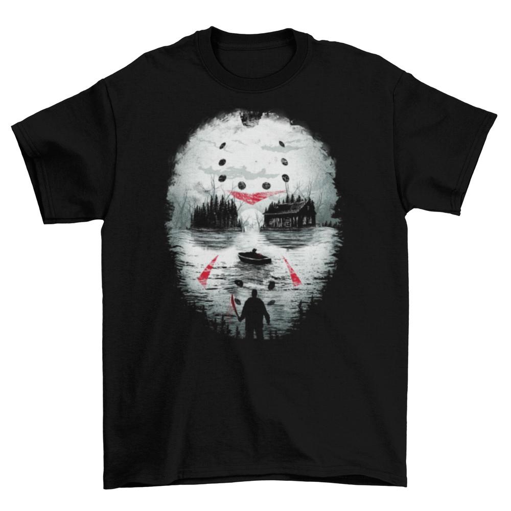 Friday The 13th T-Shirt Unisex Horror Scary Sizes Jason Vorhees Halloween New