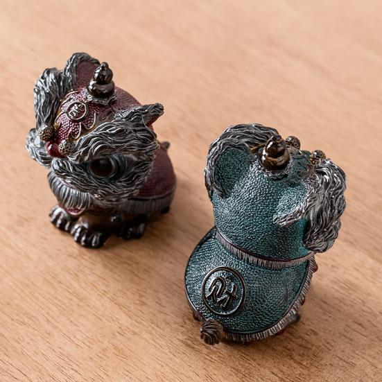 Чайный столик «Чай Льва» Украшение Традиционный Благоприятный Питомец Меняющий Цвет Орнамент для Дизайна Льва Аксессуар Национальной Культуры