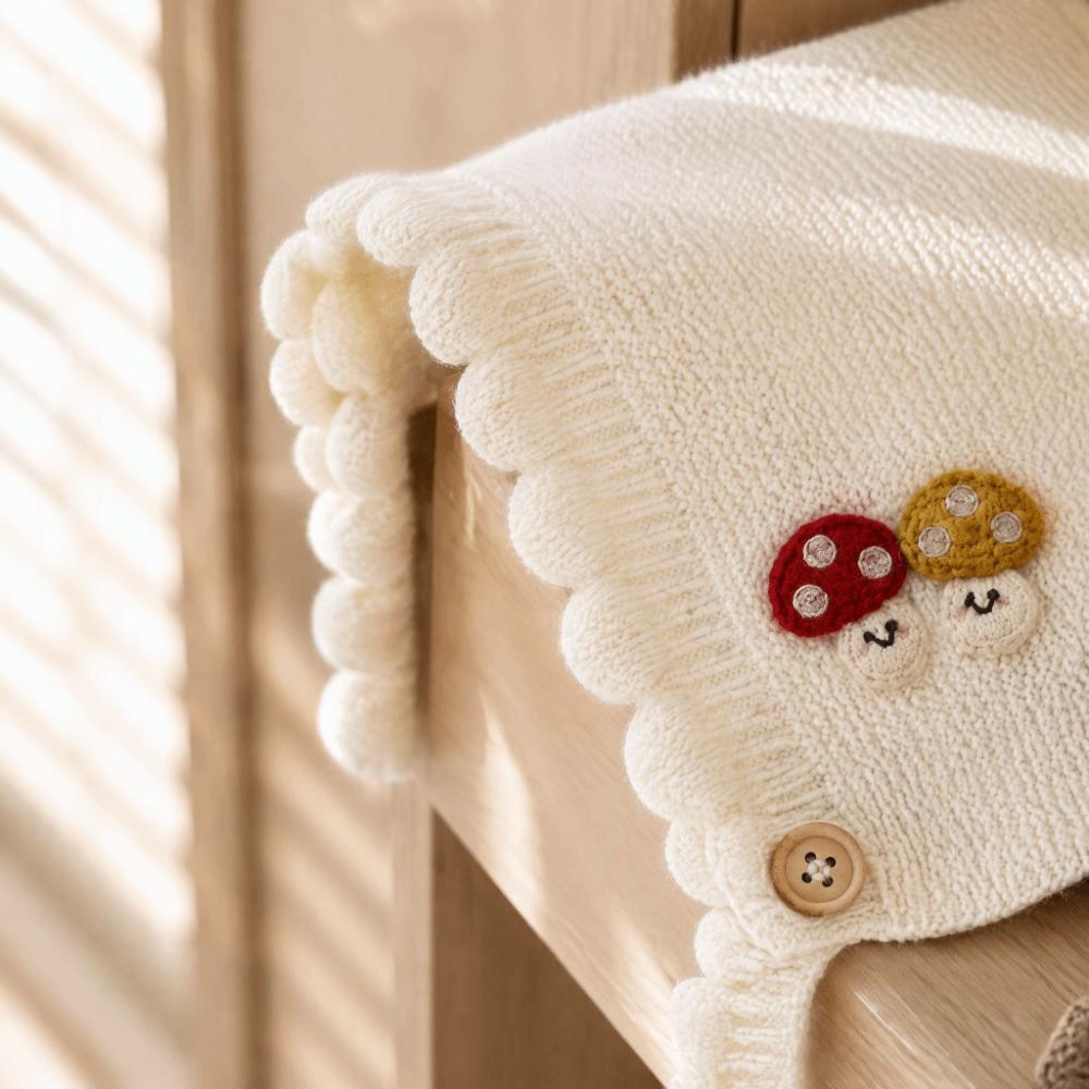 Windproof Pullover Beanie Cap Soft Warm Earflap Hat Pom Pom Baby Knitted Hat Unisex