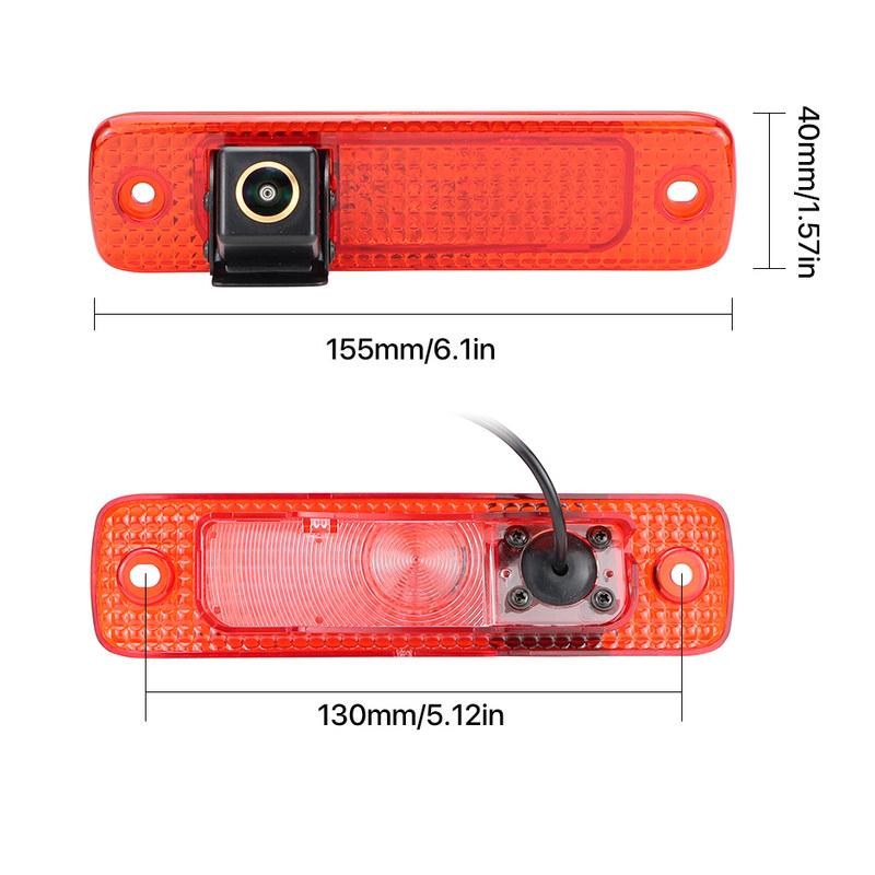 GreenYi AHD Car Brake Light Waterproof Backup Rear View Camera For Ford Transit MK7 2006-2013 Truck Van AHD1080 Monitor Optional