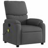 Massage Chair Dark Gray Fabric