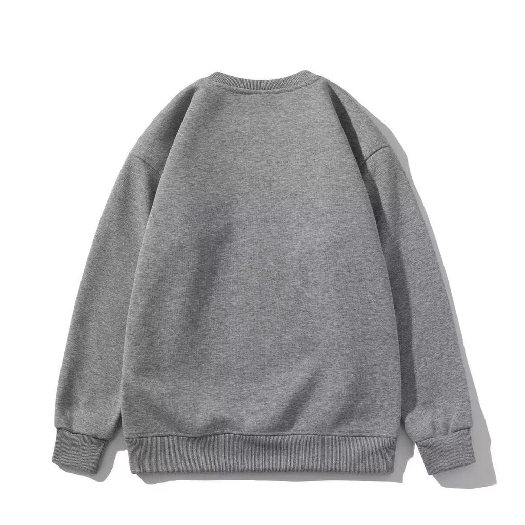 Зимний теплый свитшот оверсайз, женские базовые топы для бойфренда, белые свободные винтажные пуловеры, женские зимние толстовки на флисовой подкладке