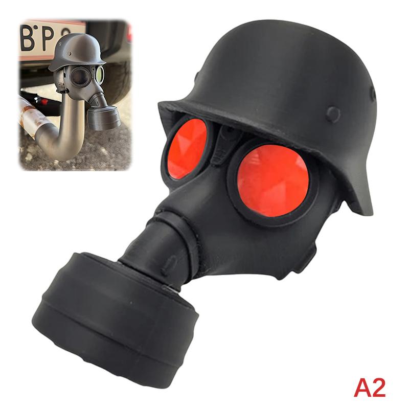 Hitch Cover Steel Trailer With Helmet And Gas Mask 3d Printed Trailer Hitch Ball Cover Prevent Receiver Tube From Rusting
