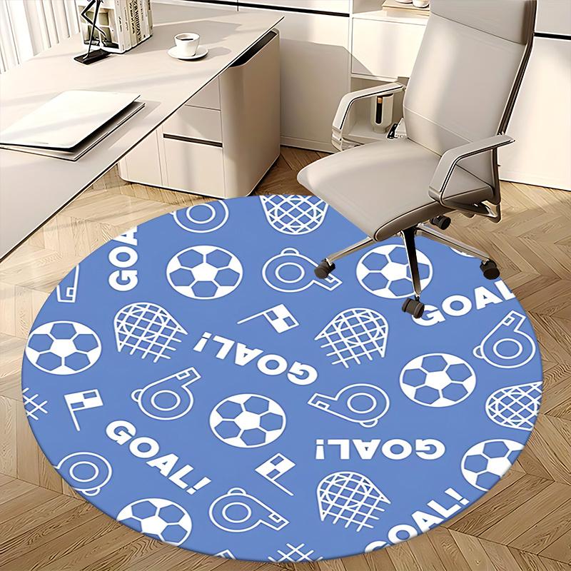 Goal! Soccer Office Carpet Chair Mats, Sports Themed Rug for Home Decor, Office, Living Room, Bedroom, Gift Idea1118071a