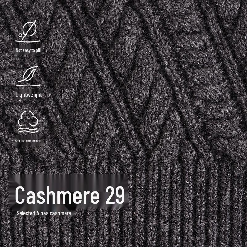 СВИТЕР ПУЛОВЕР ИЗ СМЕСИ КАШЕМИРА С V-ОБРАЗНЫМ ВЫРЕЗОМ ОСЕНЬ 2023