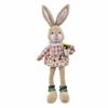 Cute Soft Bunny Plush Rustic Style Easter Decoration Items Easter Bunny Decor  Table Centerpiece