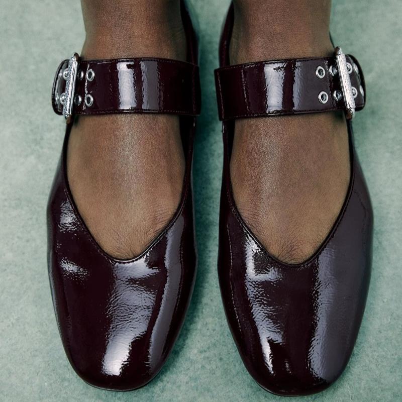 Fashion Fashionable Leopard Print Flat Women's Shoes 2025 New Shallow Mouth Metal Buckle Shoes for Women's Casual Sexy Single Shoes