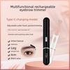 Rechargeable Rotatable Blade Electric Eyebrow Trimmer - Safe for Babies