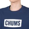 Футболка с логотипом 3L [Chums] Футболка мужская темно-синяя/белая