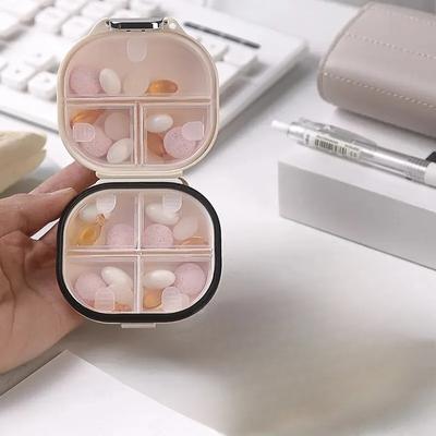 1 шт. Портативная коробка для упаковки лекарств, дозатор таблеток, герметичная и влагонепроницаемая многосеточная коробка для лекарств