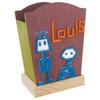 Porte crayons en bois 10 x 7,50 x 15 cm