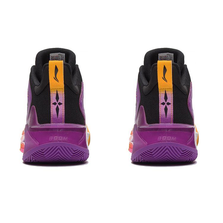 Баскетбольные кроссовки LiNing Blade 3 Danxia Mid мужские баскетбольные кроссовки оранжевые фиолетовые черные ABAS091-3