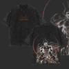 BLEACH Baraggan Louisenbairn Short Sleeve T-Shirt Anime Manga Vintage Washed Graphic Print Vasto Lorde Men Women Youth