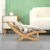 Cat Recliner Foldable Solid Wood Climbing Frame Hammock Camp Bed Four Seasons Universal Sisal Pad Grab Board