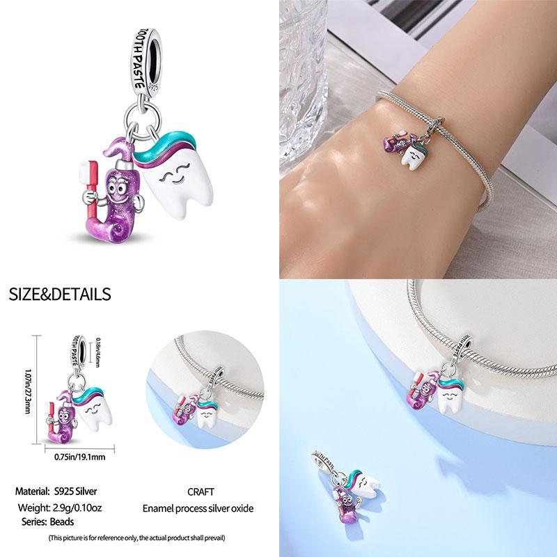 100% 925 Silver Love Medicine Box Beads Medical Guardian Charms Fit Original Women's Bracelet DIY Jewelry Making Gifts
