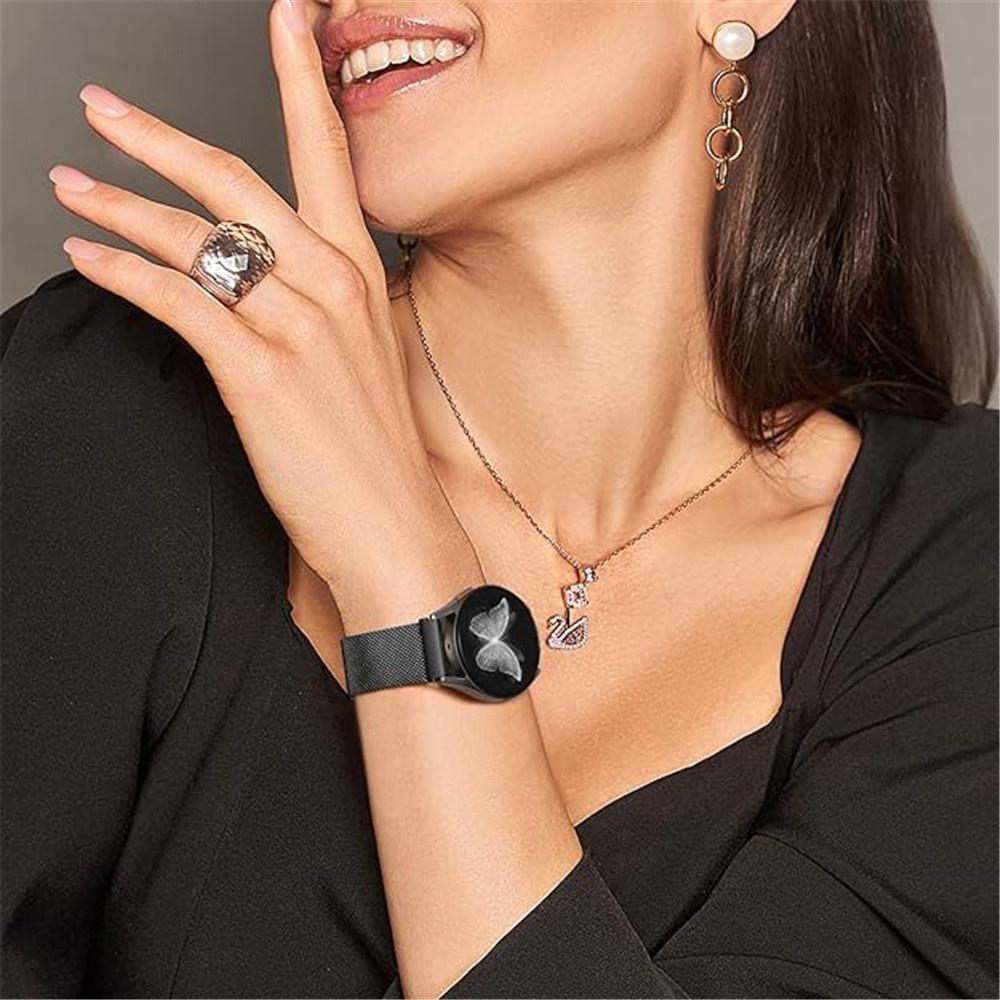 Magnetic Milanese Loop Band for Google Pixel Watch 4 45mm/3 45mm Stainless Steel Adjustable Watch Strap