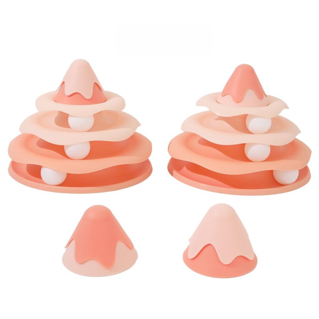 Набор игрушек для кошек с надувной пчелой-неваляшкой и игровым колесом для интерактивной игры и в подарок