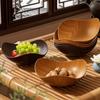 3pcs/set Japanese Style Dining Plate Plastic Dessert Tray Salad Bowl  Desktop Display