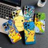 for Samsung Galaxy S10 S8 S9 Plus A33 A34 A31 70 A71 A72 Note 20 9 8 S10E Phone Cover Soft Case Cartoon P-Pokemons GO P-Pikachus