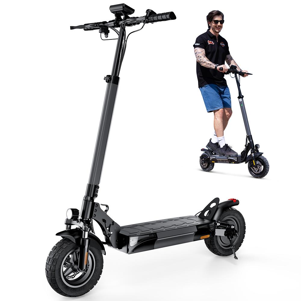 iScooter W9 Electric Scooter - 1000W Motor, 45km Range, 10" Tires, Foldable Design | Urban Commuter for Adults