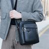 Многослойная деловая кожаная сумка через плечо для мужчин, легкая дорожная повседневная сумка-мессенджер