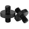 Универсальный винт для камеры с двумя головками, адаптер для фотосъемки, многоцелевой набор из 2 1/4" 1/4"