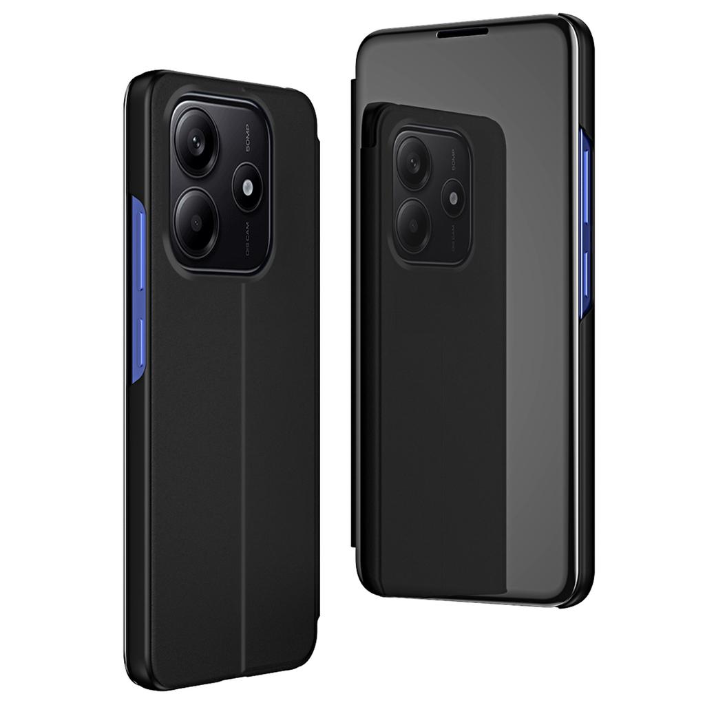 For Xiaomi Redmi Note 14 4G (164.84mm) Case View Window Stand Leather Flip Phone Cover