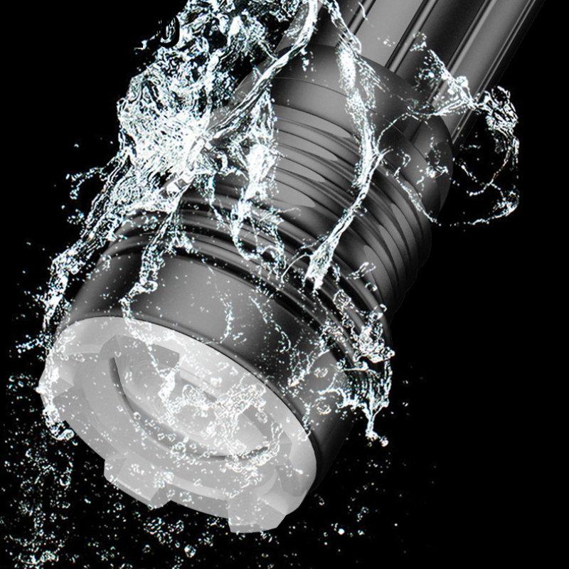 P50 Мощный фонарик, перезаряжаемый телескопический зум, мощный уличный водонепроницаемый светодиодный фонарик