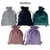 Drawstring Velvet Dice Bag for Jewelry Bag,Christmas Wedding Gift Bags & Pouches Board Game Storage 16*20cm