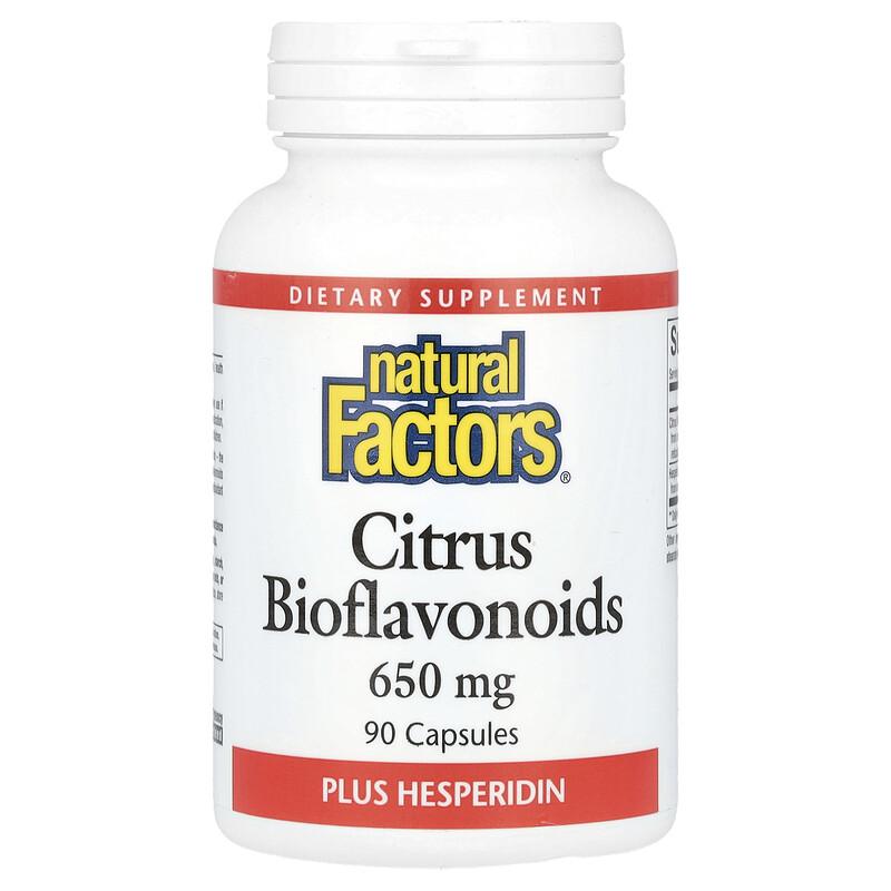Citrus Bioflavonoids Plus Hesperidin, 650 mg, 90 Capsules