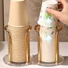 1Pc Disposable Cup Storage Holder Rack Shelf Water Tea Paper Cup Holder with Longer Stick Mug Display Stand Organizer Supplies