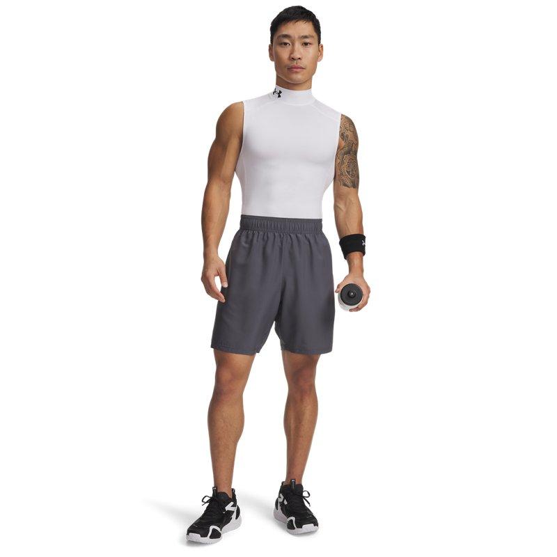 Under Armour Ua Tech™ Letter Print Дышащие тканые повседневные шорты мужские шорты темно-серые 1383356-025