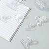 Food Storage Clip Office Home Living Transparent Paper Clip Creative Plastic Clip Folder File Clip Student Test Paper Clip  Unique