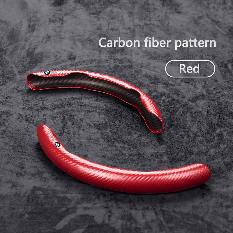 Carbon Fiber Car Steering Wheel Cover Non-slip Cover Auto Steering Wheel Handle Booster Protective Cover For BMW M F20 E83 E90
