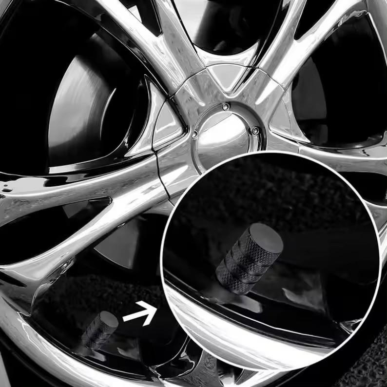 Car Wheel Tire Valve Stems Caps Aluminum Tyre Rim Stem Covers Airdust Waterproof for BMW Auto Moto Car Accessories Tool